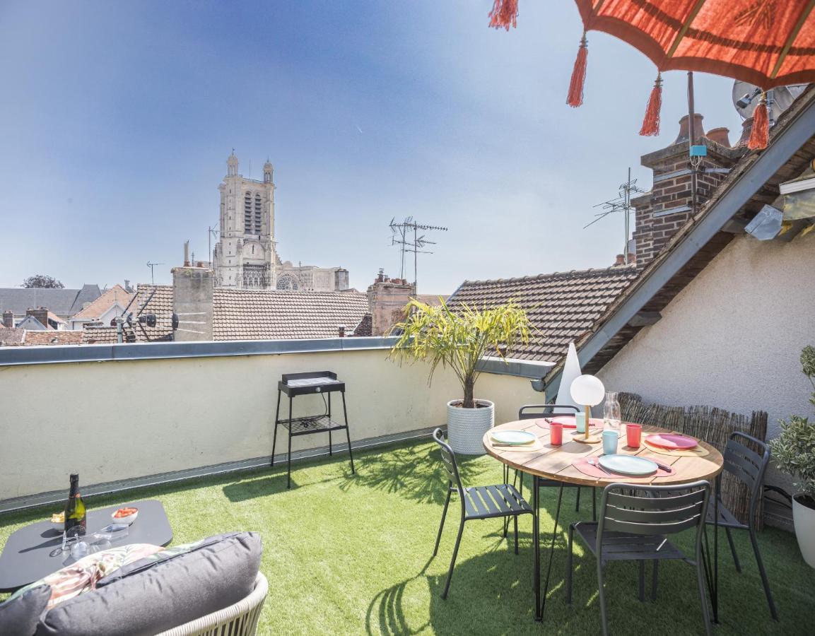 Le Rooftop - Vue Cathedrale - Climatisation Troyes