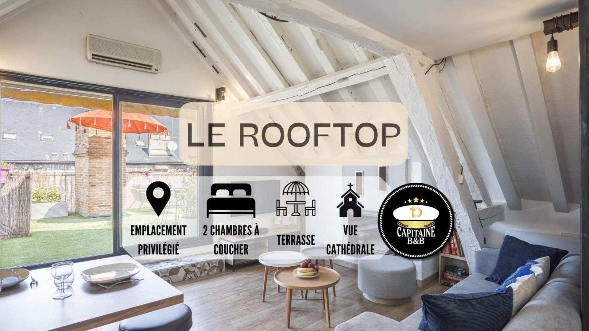 Le Rooftop - Vue Cathedrale - Climatisation Troyes